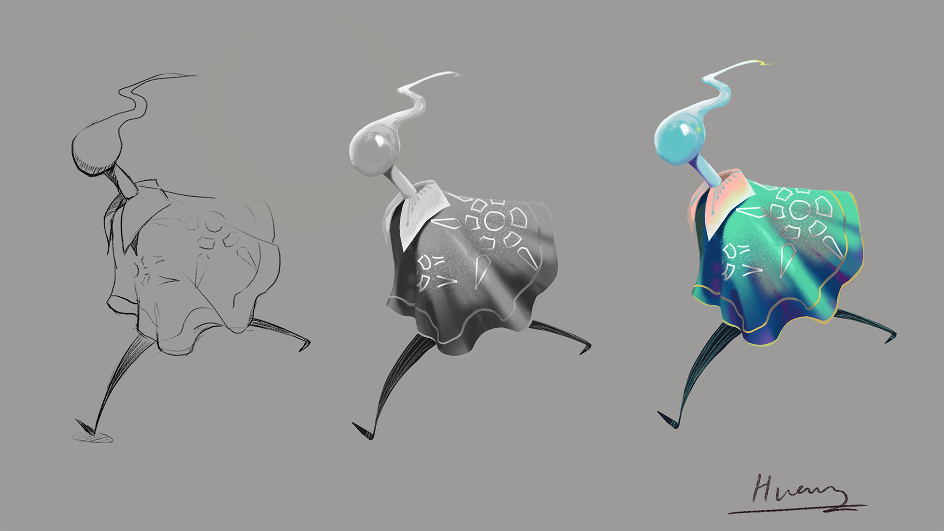 Arbeidsprøve – Illustratør | Concept Artist for character and evironment | UI graphic design