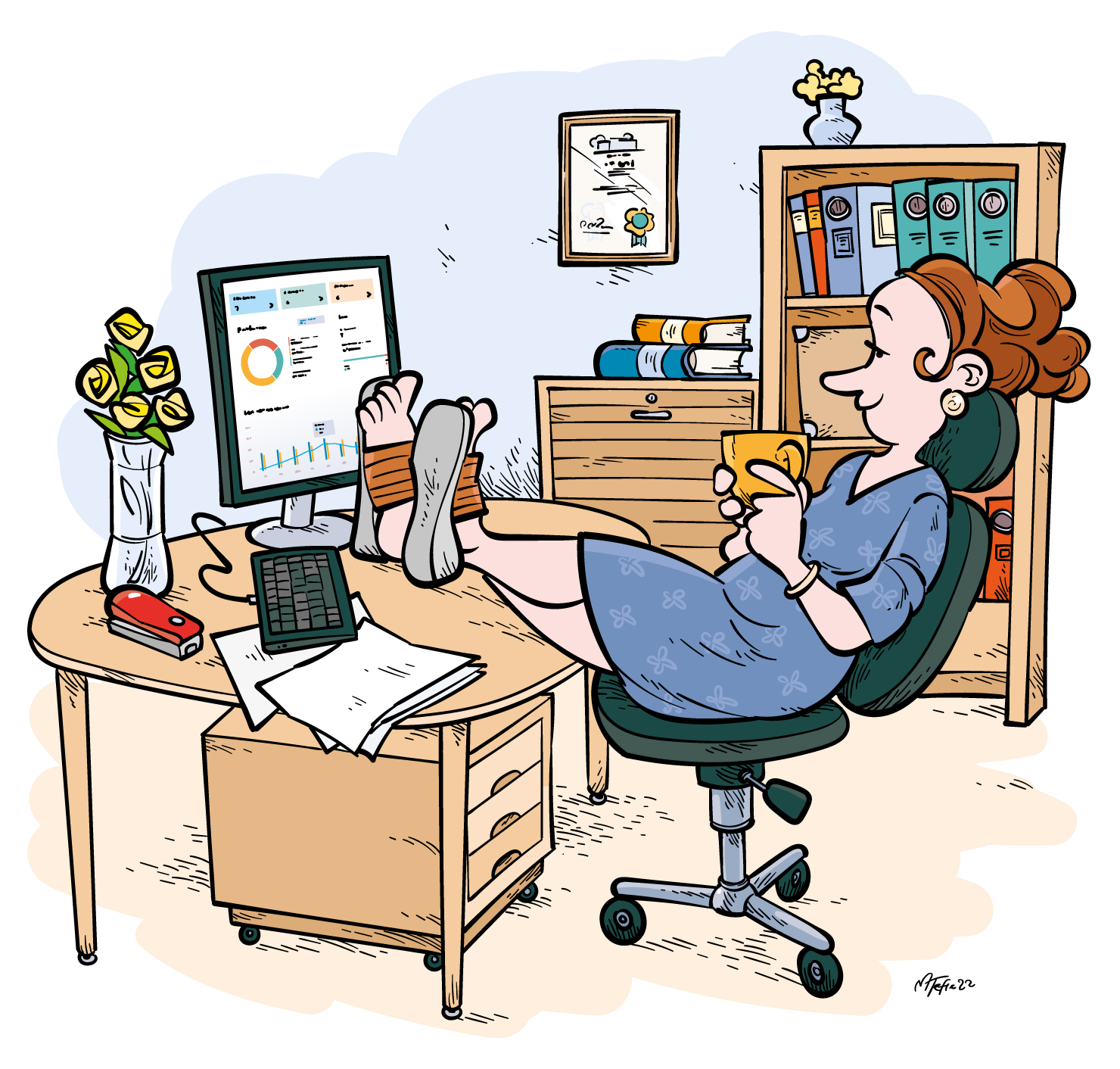Arbeidsprøve – Illustratør med humoristisk strek