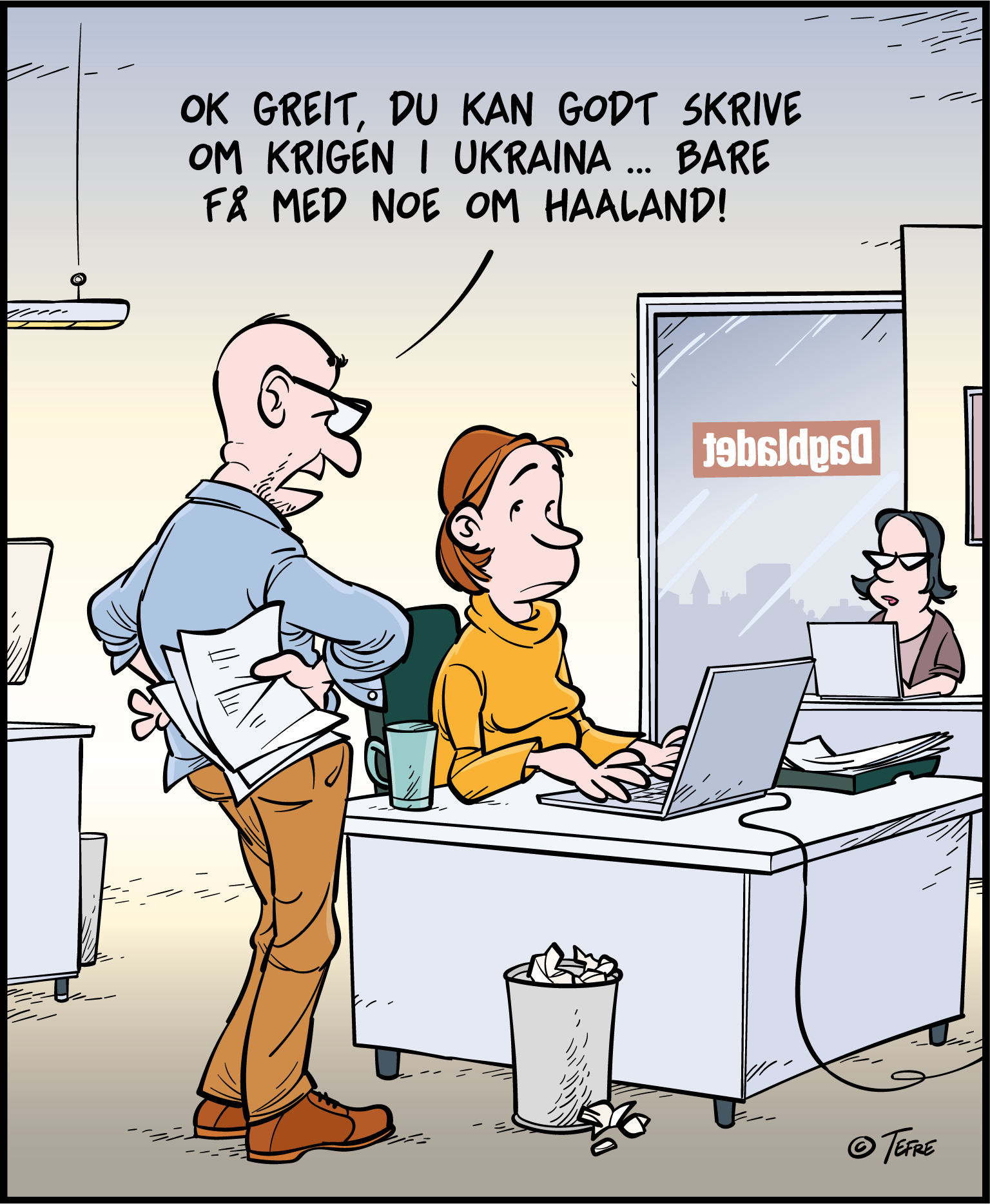 Arbeidsprøve – Illustratør med humoristisk strek