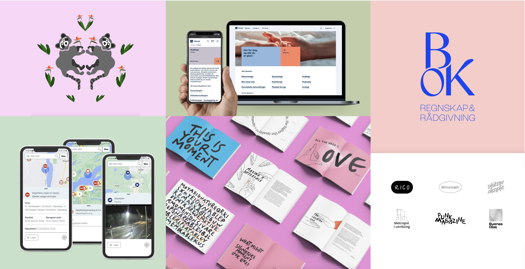 Arbeidsprøve – Frilansdesigner innen grafisk design, web design og UX design