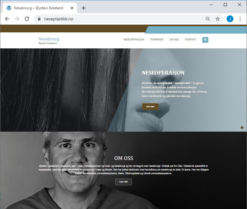Arbeidsprøve – Webdesign og digital markedsføring