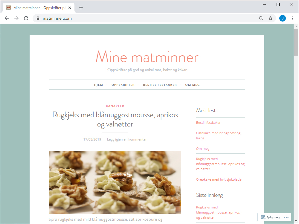 Arbeidsprøve – Webdesign og digital markedsføring