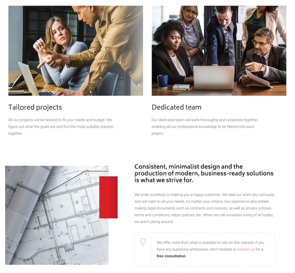 Arbeidsprøve – Grafisk design for bedrifter.