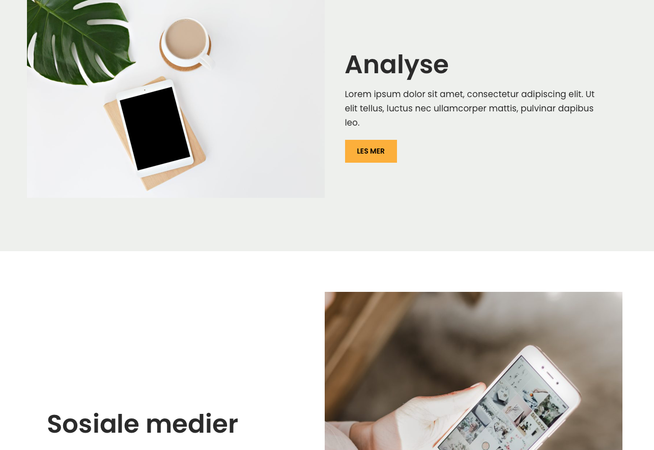 Arbeidsprøve – Bygg av nettside