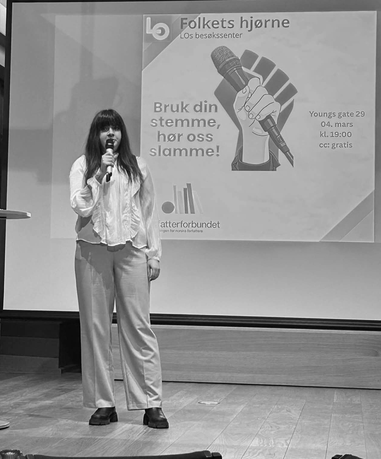 Arbeidsprøve – Tekstforfatter, slampoet, konferansier og eventkoordinator