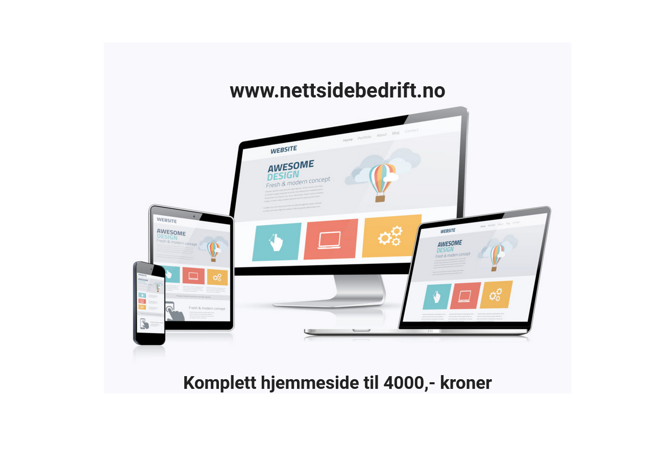 Arbeidsprøve – Webdesign